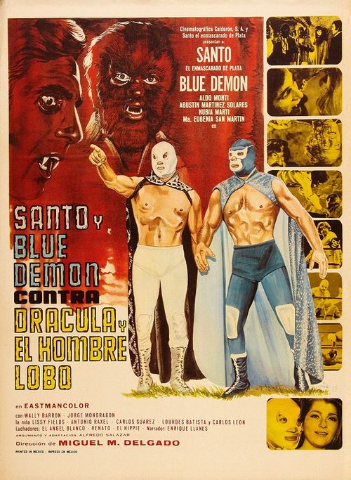 Santo and Blue Demon vs. Dracula and the Wolf Man Poster