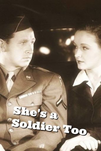  She's a Soldier Too Poster