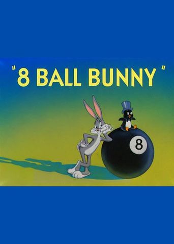 8 Ball Bunny Poster