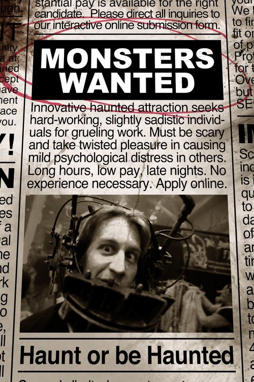 Monsters Wanted Poster