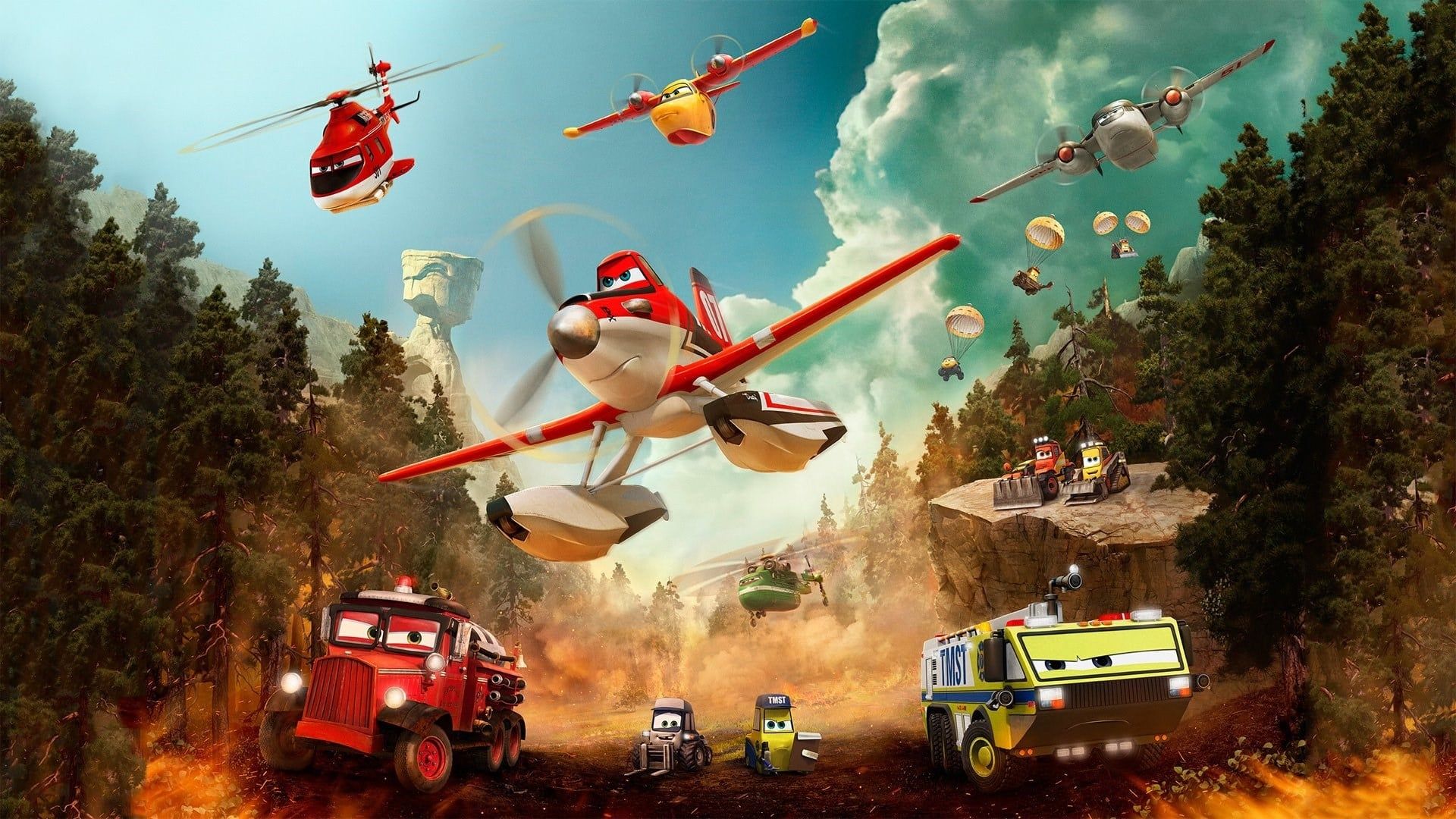 Planes: Fire & Rescue Backdrop