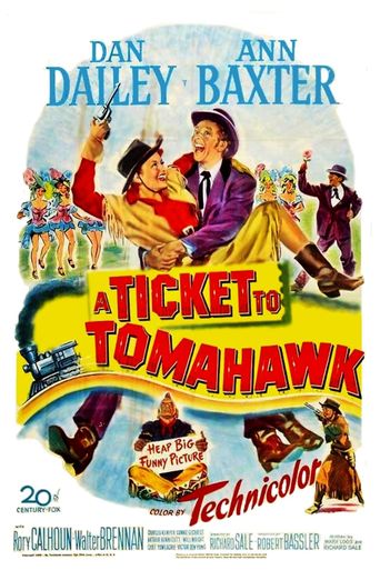  A Ticket to Tomahawk Poster