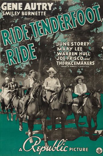  Ride, Tenderfoot, Ride Poster