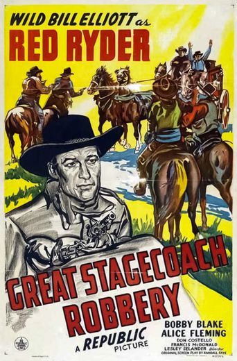  Great Stagecoach Robbery Poster