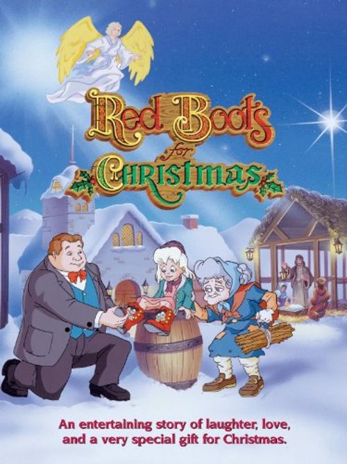 Red Boots for Christmas Poster