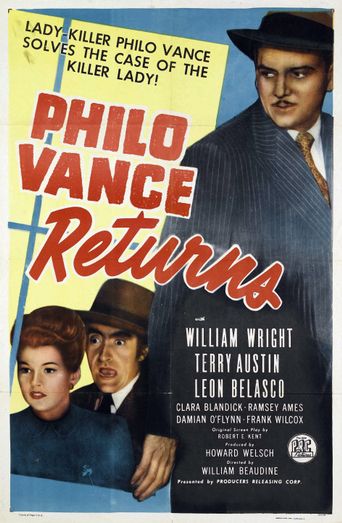  Philo Vance Returns Poster