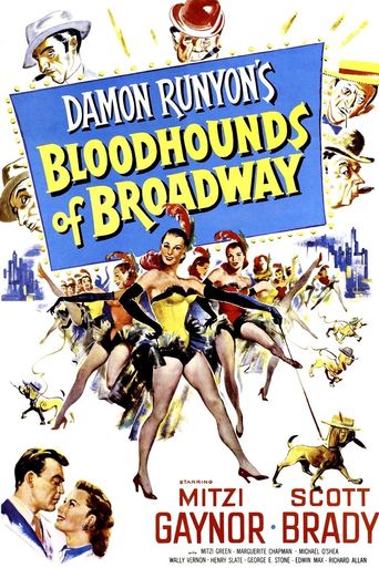  Bloodhounds of Broadway Poster