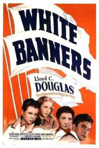  White Banners Poster