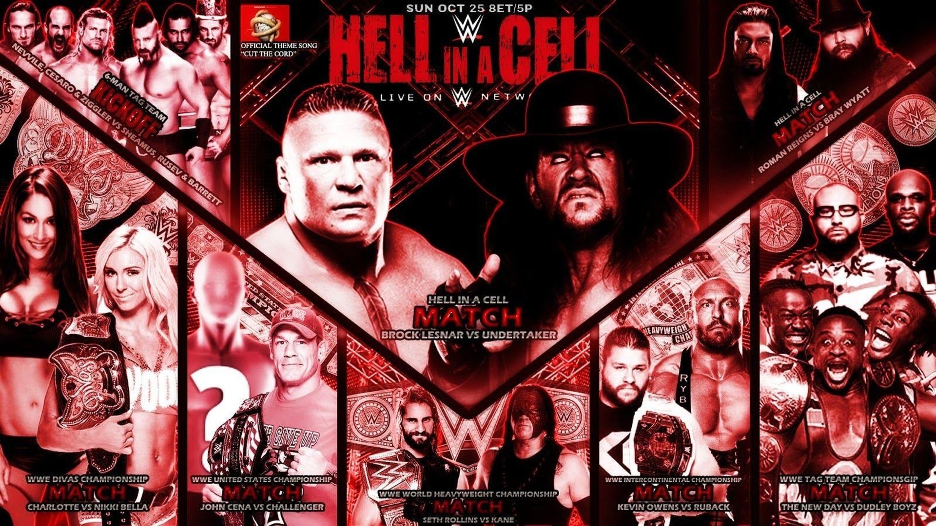 WWE Hell in a Cell 2015 Backdrop