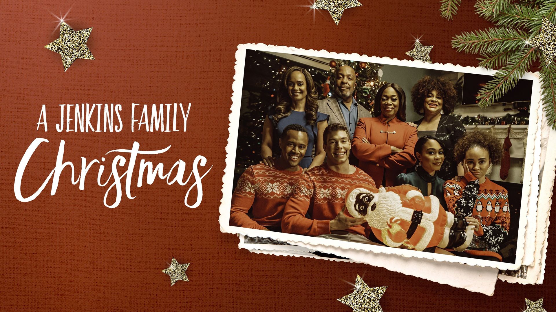 A Chestnut Family Christmas Backdrop