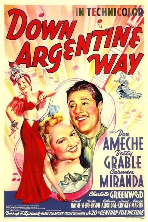 Down Argentine Way Poster