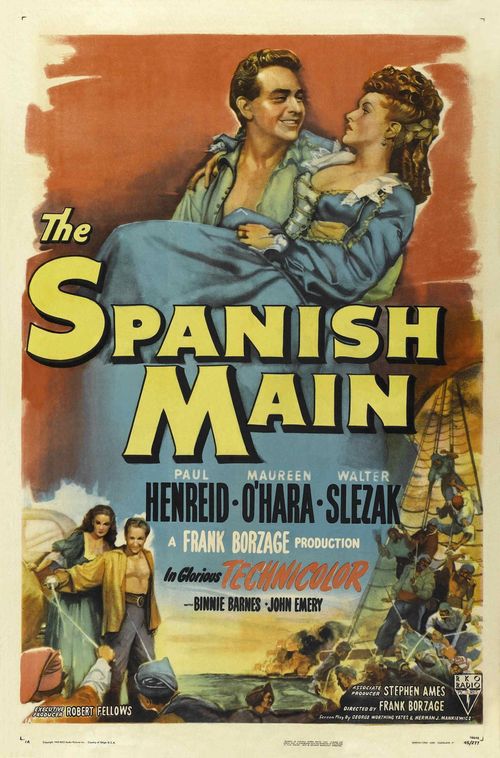 The Spanish Main Poster