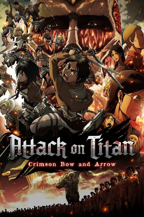 Attack on Titan Crimson Bow and Arrow Poster