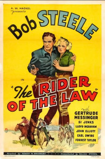  The Rider of the Law Poster