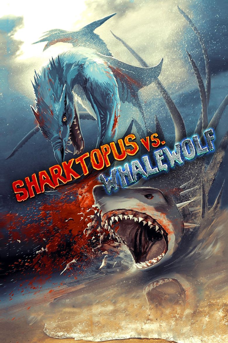 Sharktopus vs. Whalewolf Poster