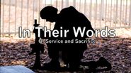  In Their Words - Of Service and Sacrifice Poster