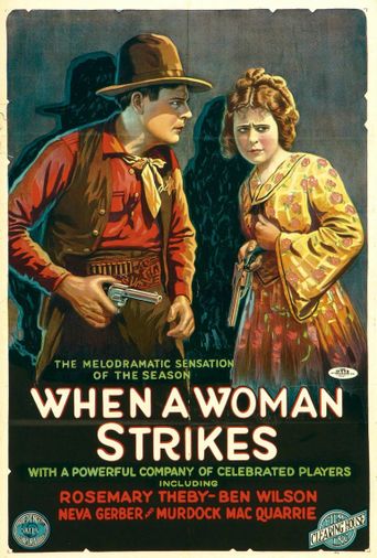  When a Woman Strikes Poster