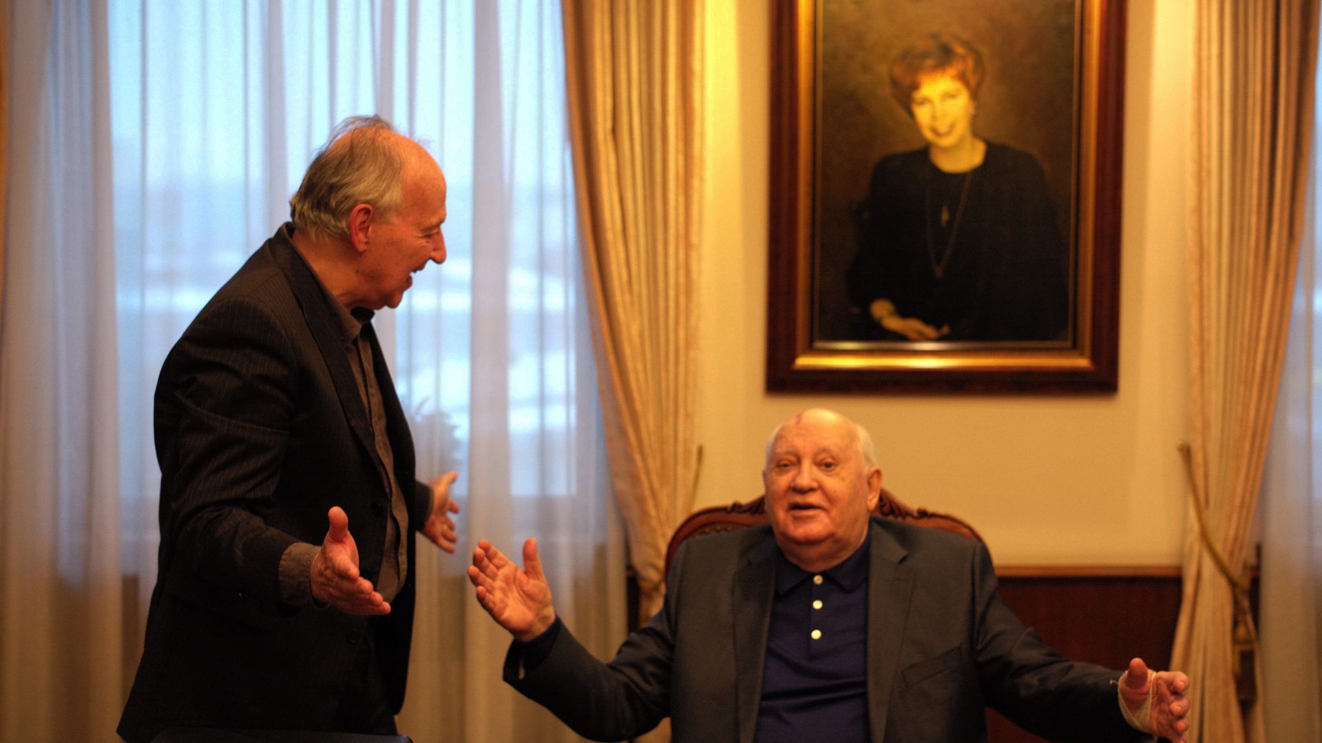 Meeting Gorbachev Backdrop