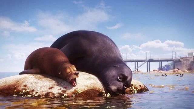Finding Dory: Marine Life Interviews Backdrop