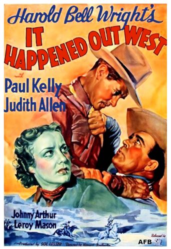  It Happened Out West Poster