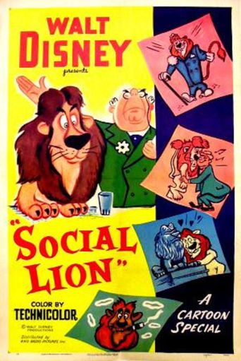  Social Lion Poster