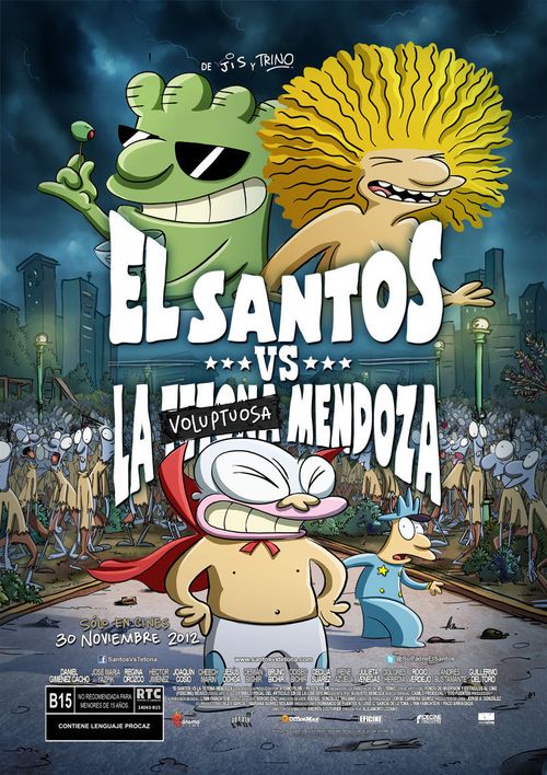 El Santos vs la Tetona Mendoza Poster