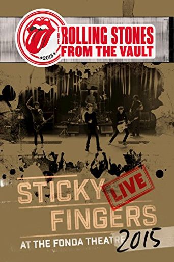  The Rolling Stones: From The Vault - Sticky Fingers Live at the Fonda Theatre 2015 Poster