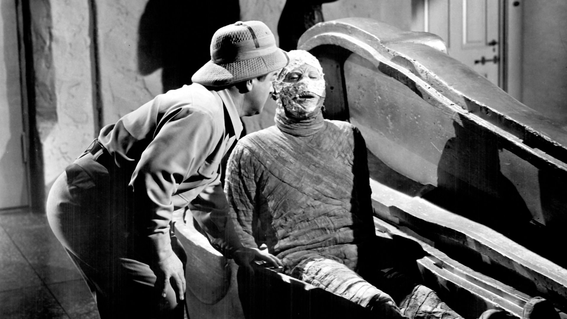Abbott and Costello Meet the Mummy Backdrop