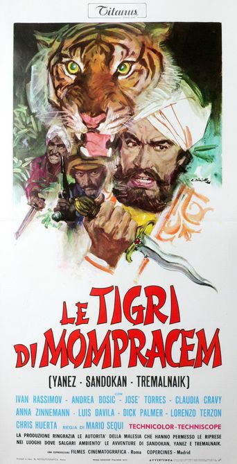  Le tigri di Mompracem Poster
