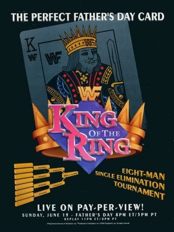  WWE King of the Ring 1994 Poster