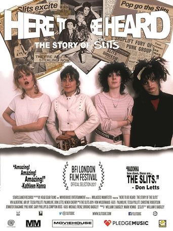  Here to Be Heard: The Story of the Slits Poster