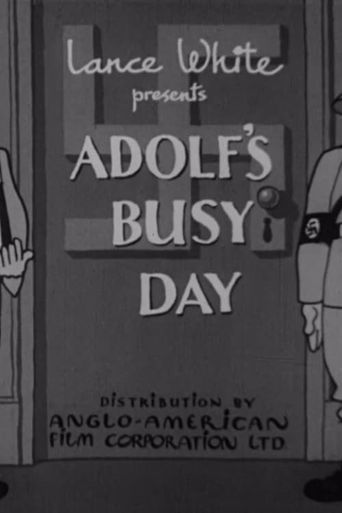  Adolf's Busy Day Poster