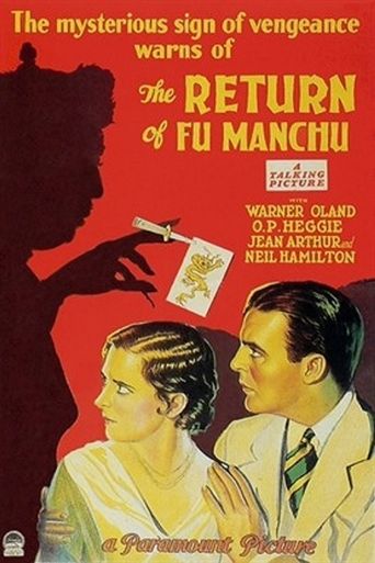  The Return of Dr. Fu Manchu Poster