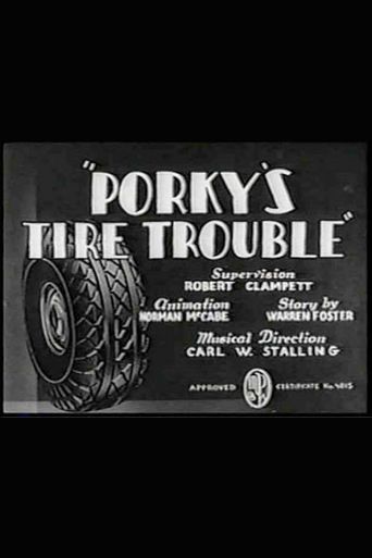  Porky's Tire Trouble Poster