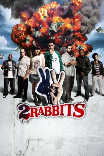  Two Rabbits Poster