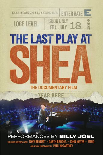  Billy Joel - The Last Play at Shea Poster