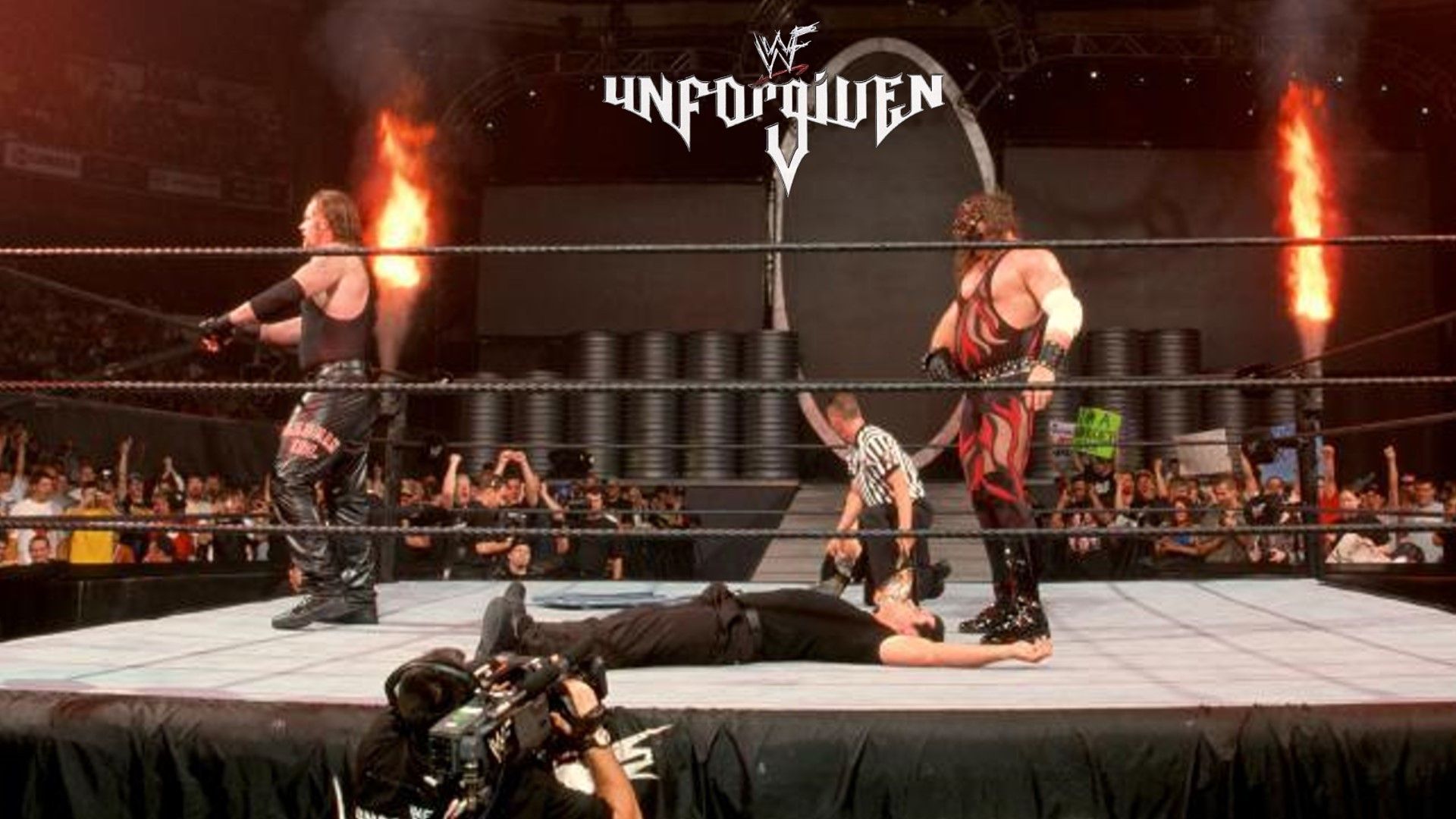 WWE Unforgiven 2001 Backdrop