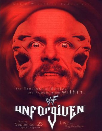  WWE Unforgiven 2001 Poster