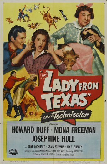  The Lady from Texas Poster
