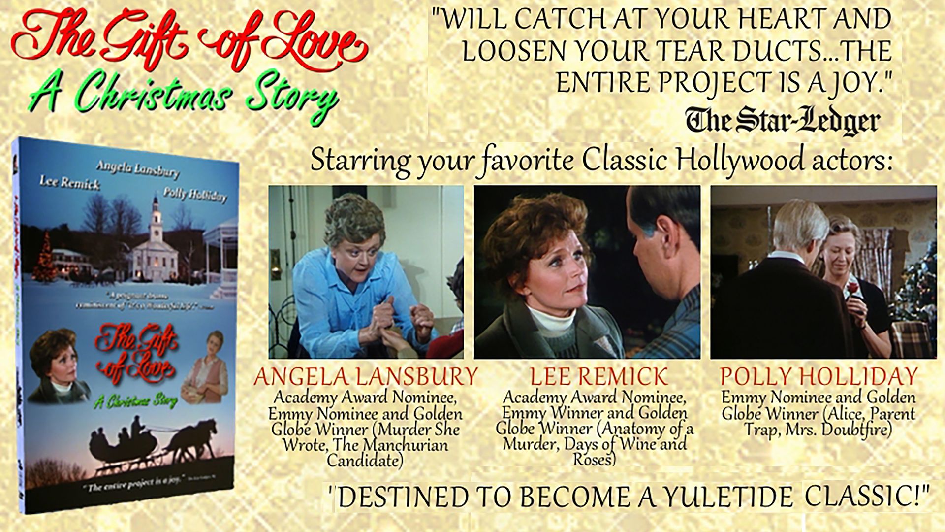 The Gift of Love: A Christmas Story Backdrop