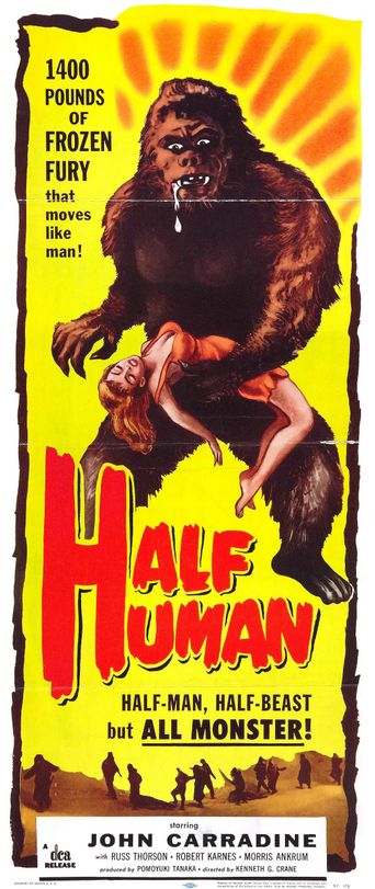  Half Human: The Story of the Abominable Snowman Poster