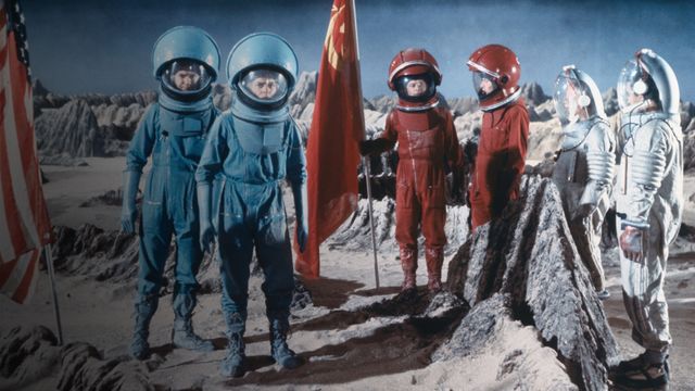 The Mouse on the Moon Backdrop