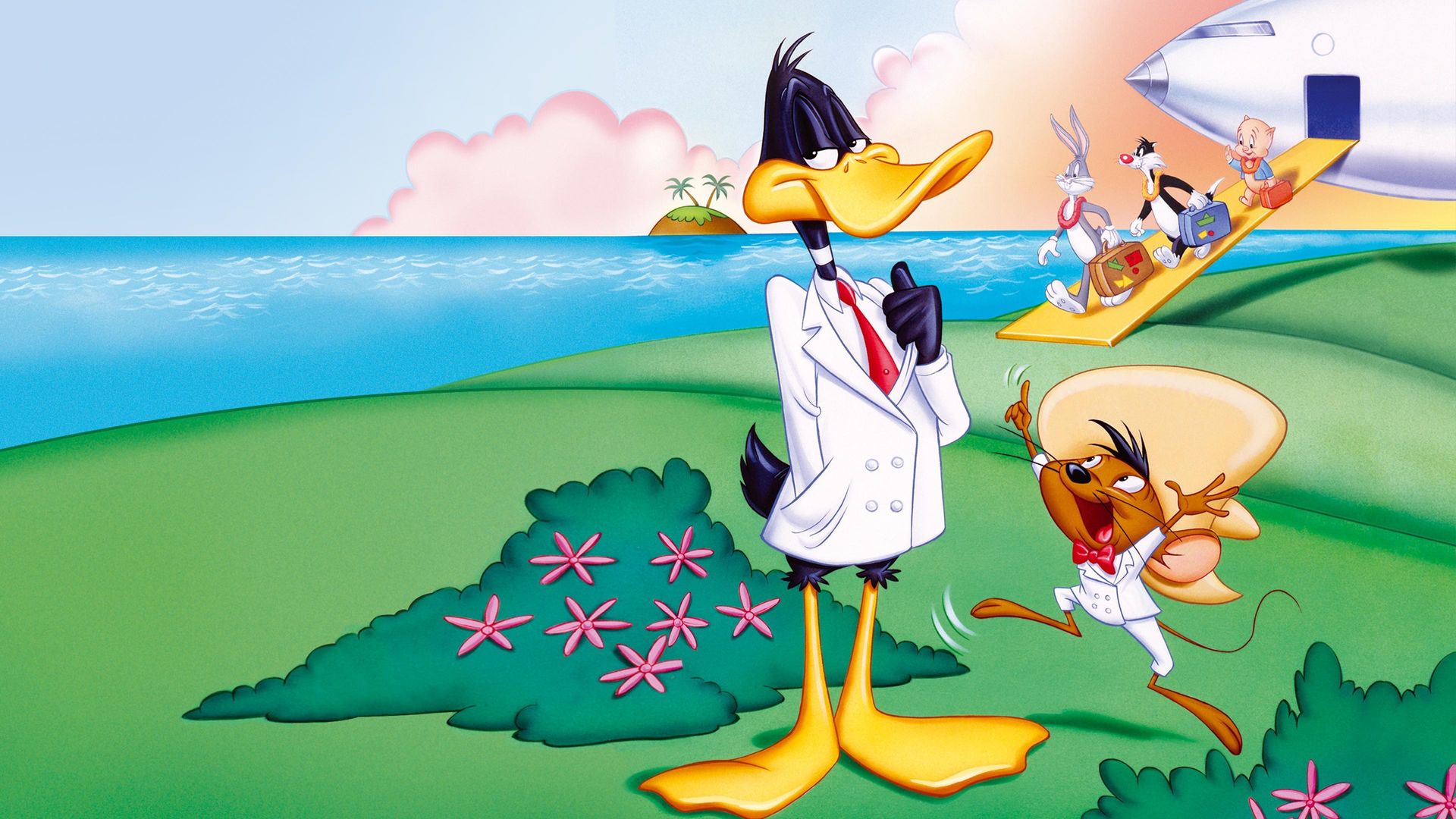 Daffy Duck's Movie: Fantastic Island Backdrop