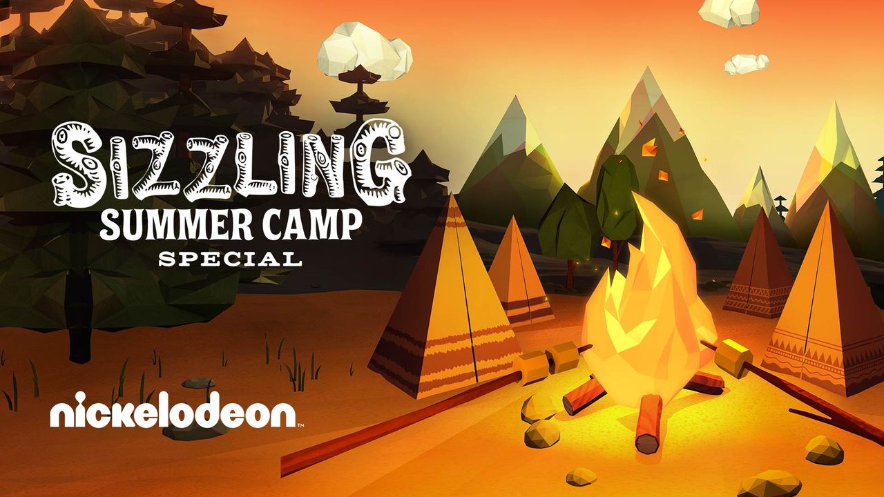Nickelodeon's Sizzling Summer Camp Special Backdrop