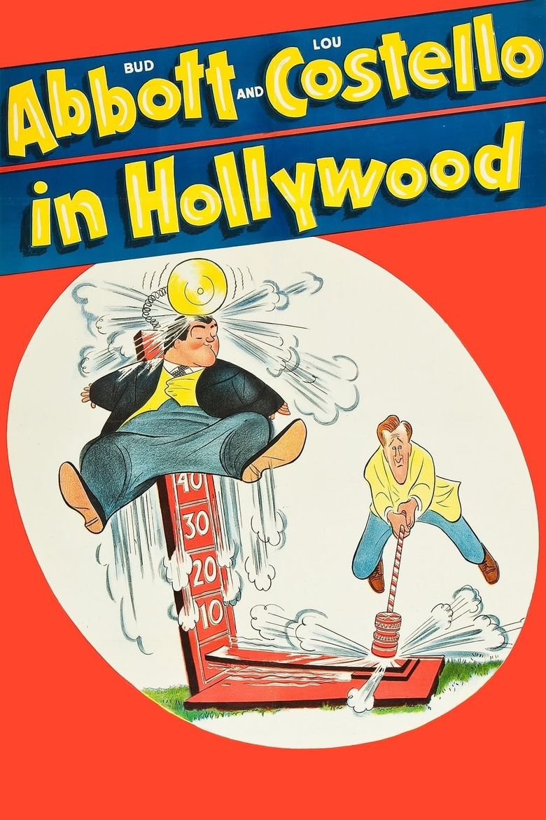 Bud Abbott and Lou Costello in Hollywood Poster