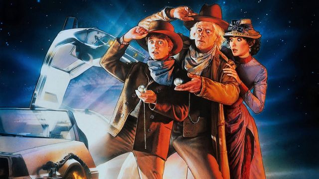 Back to the Future Part III Backdrop