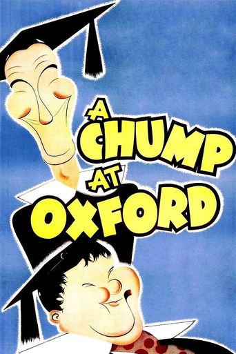  A Chump at Oxford Poster