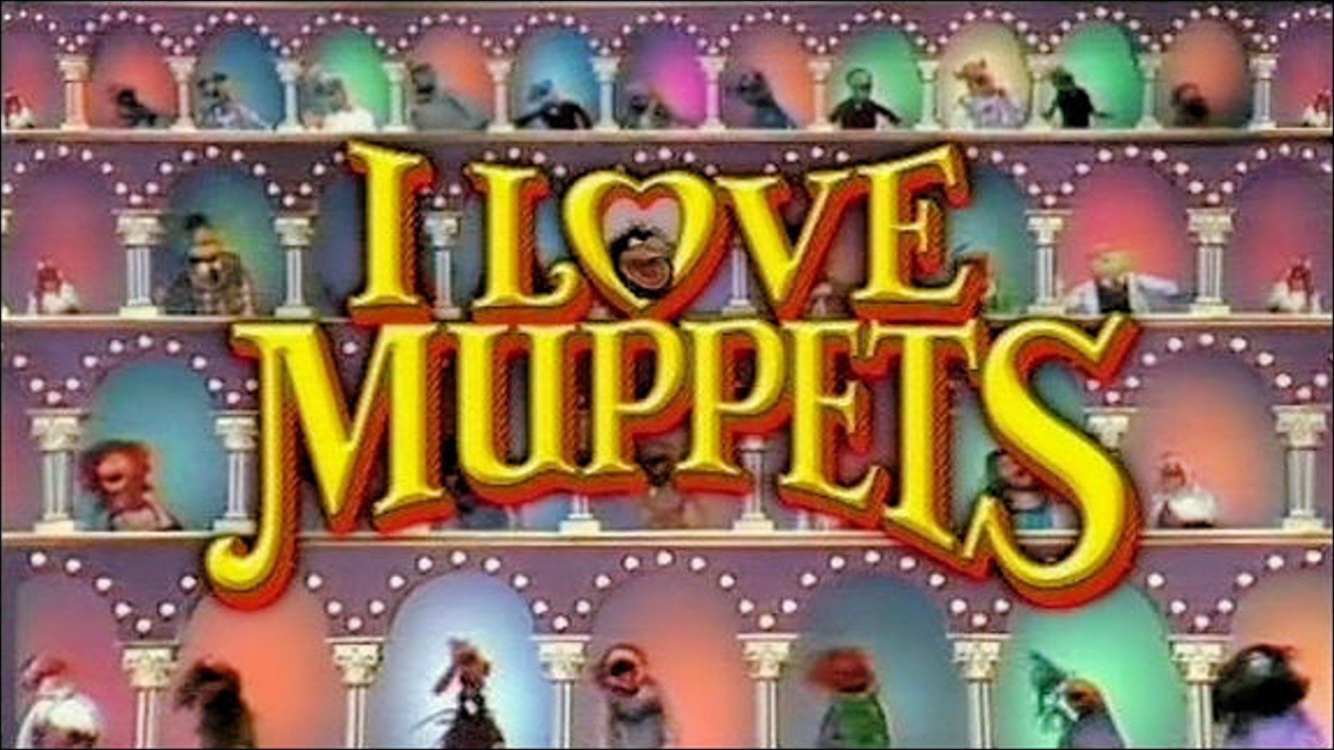 I Love Muppets Backdrop