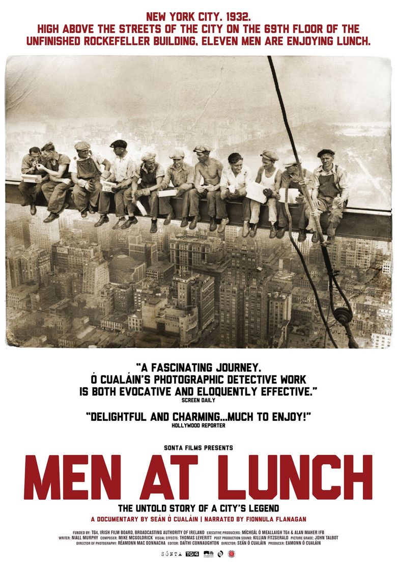 Men at Lunch Poster