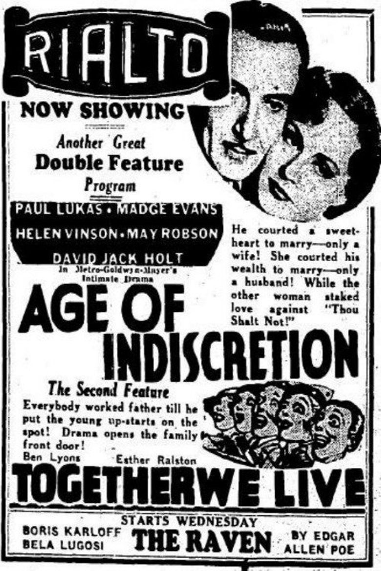 Age of Indiscretion Poster